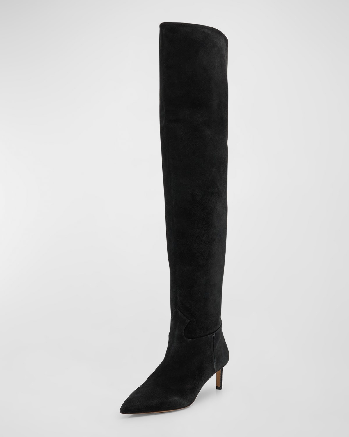 Carolina Slouchy Suede Over-The-Knee Boots - 2