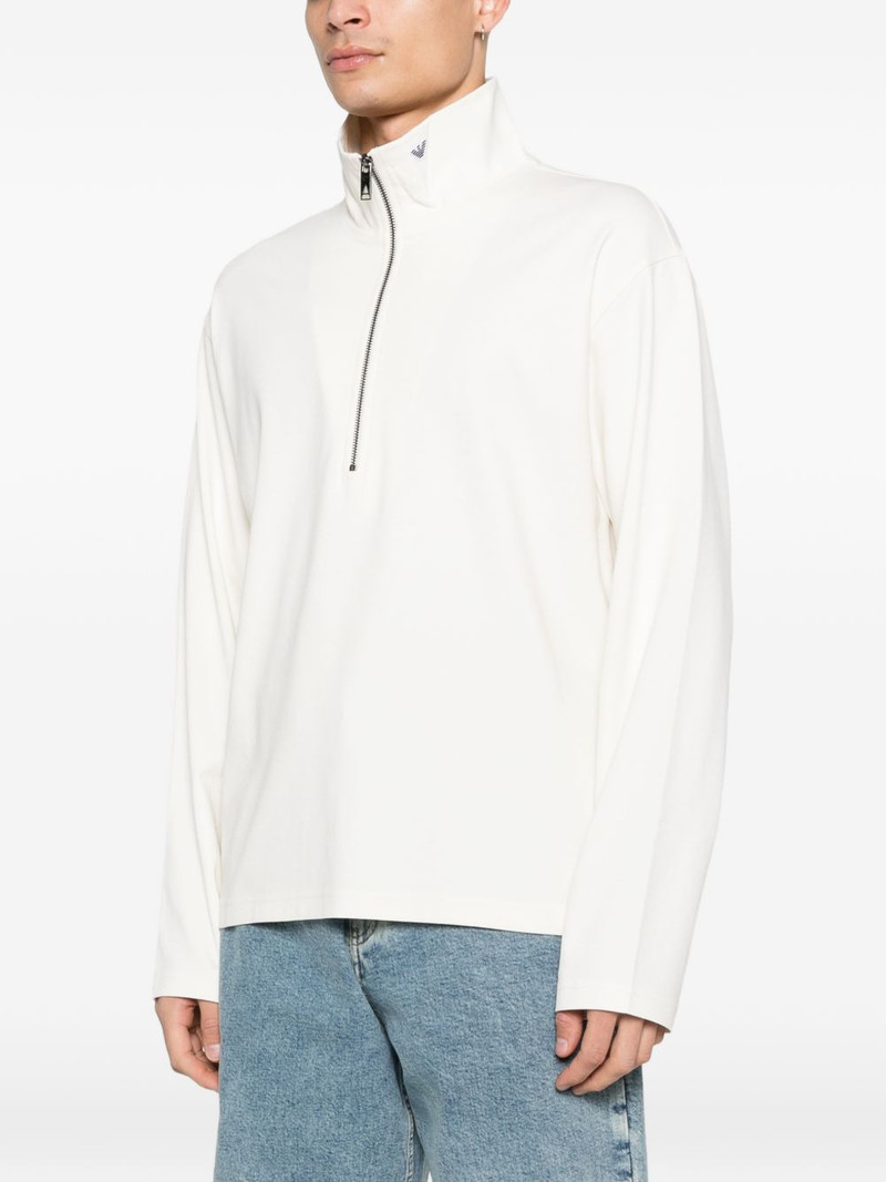 zip-collar sweater 3