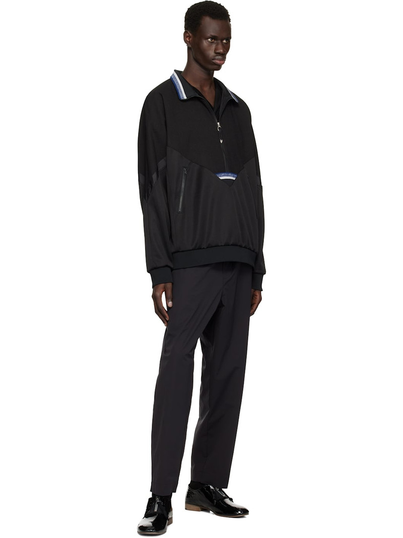 TOGA VIRILIS Black Half-Zip Track Jacket outlook