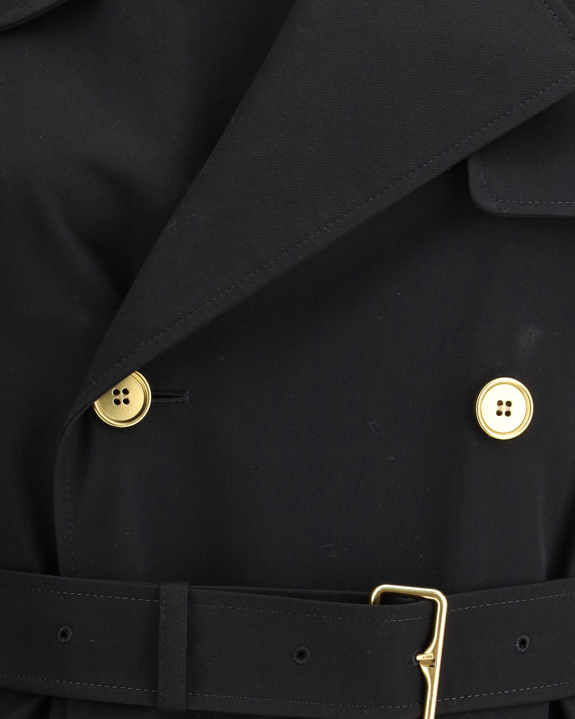 Castleford long Trench Coat with Check collar - 3