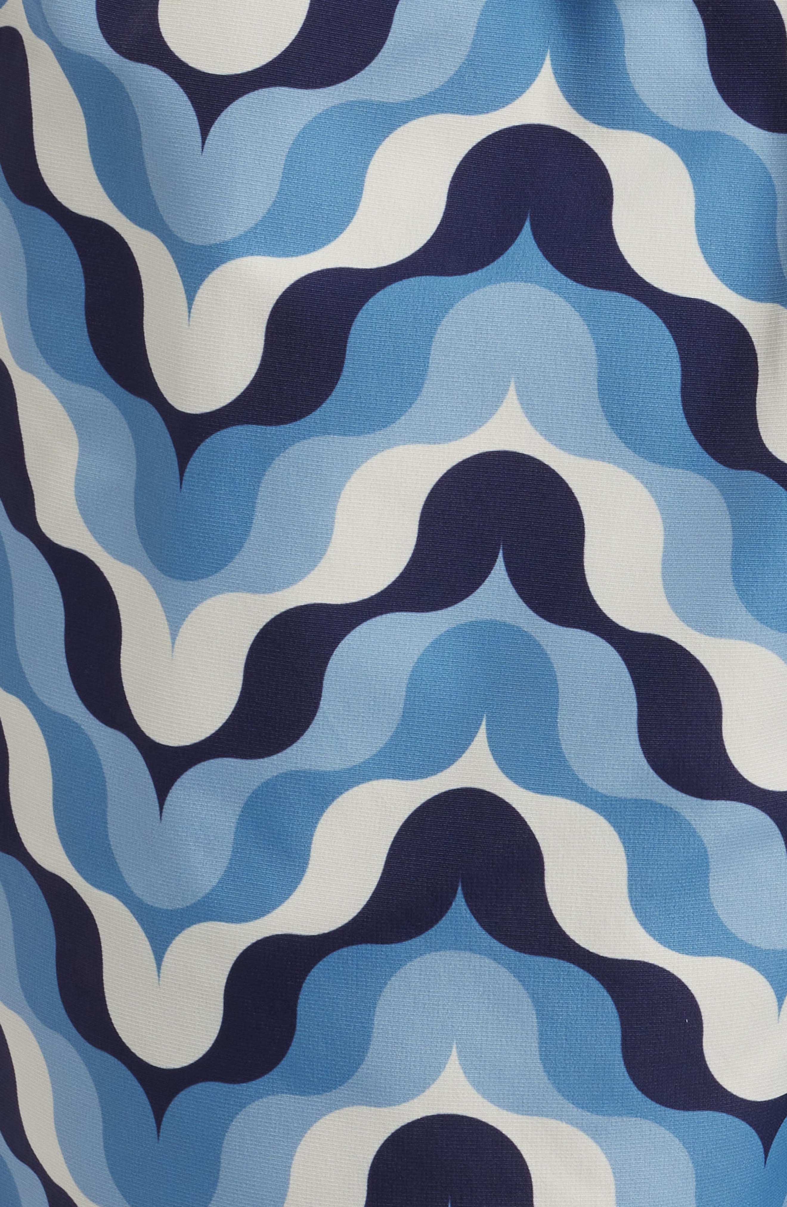 Frescobol Carioca Sport Deserto Print Swim Trunks in Dusk Denim Blue at Nordstrom - 5