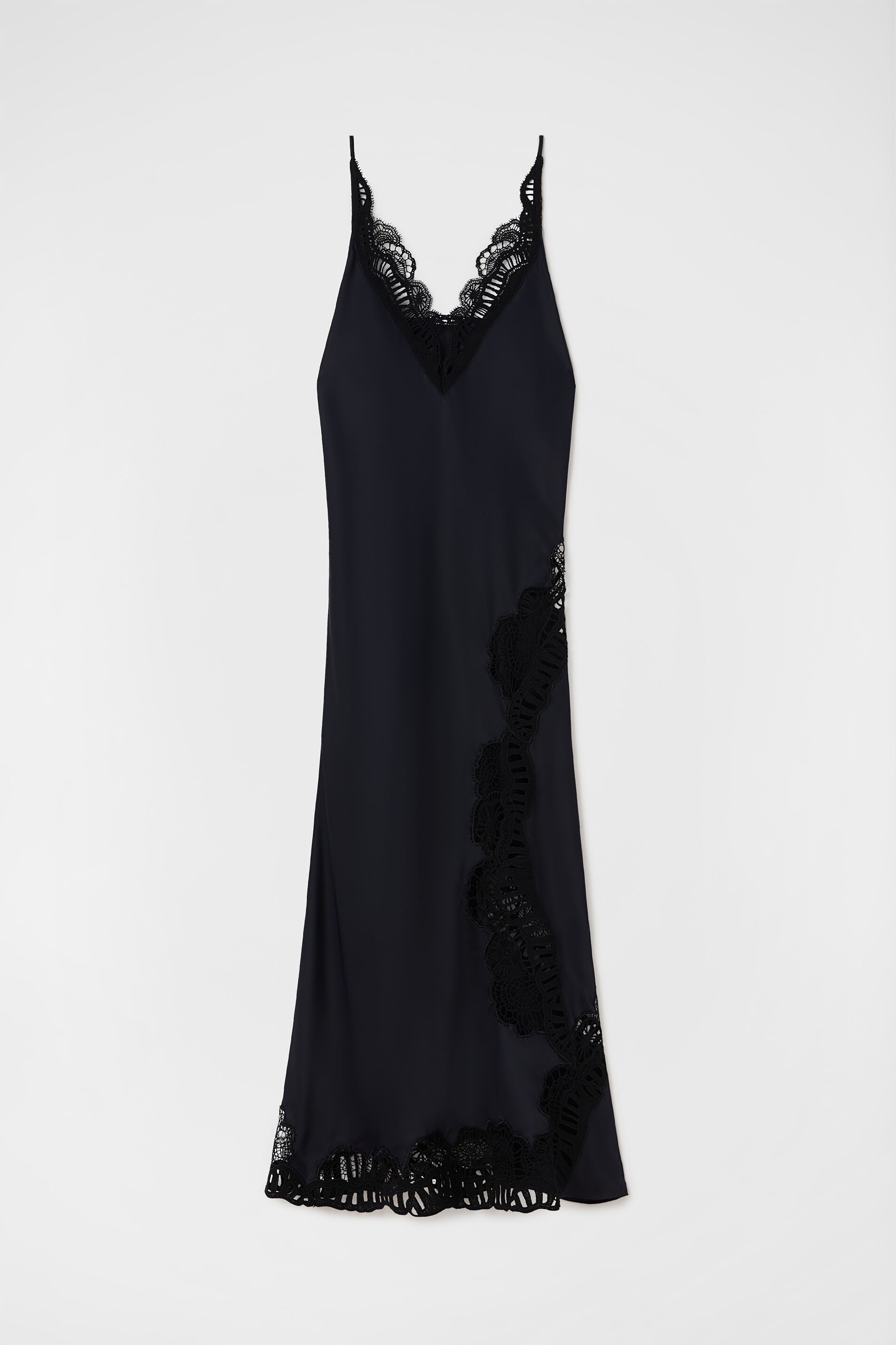 Embroidered Slip Dress - 1