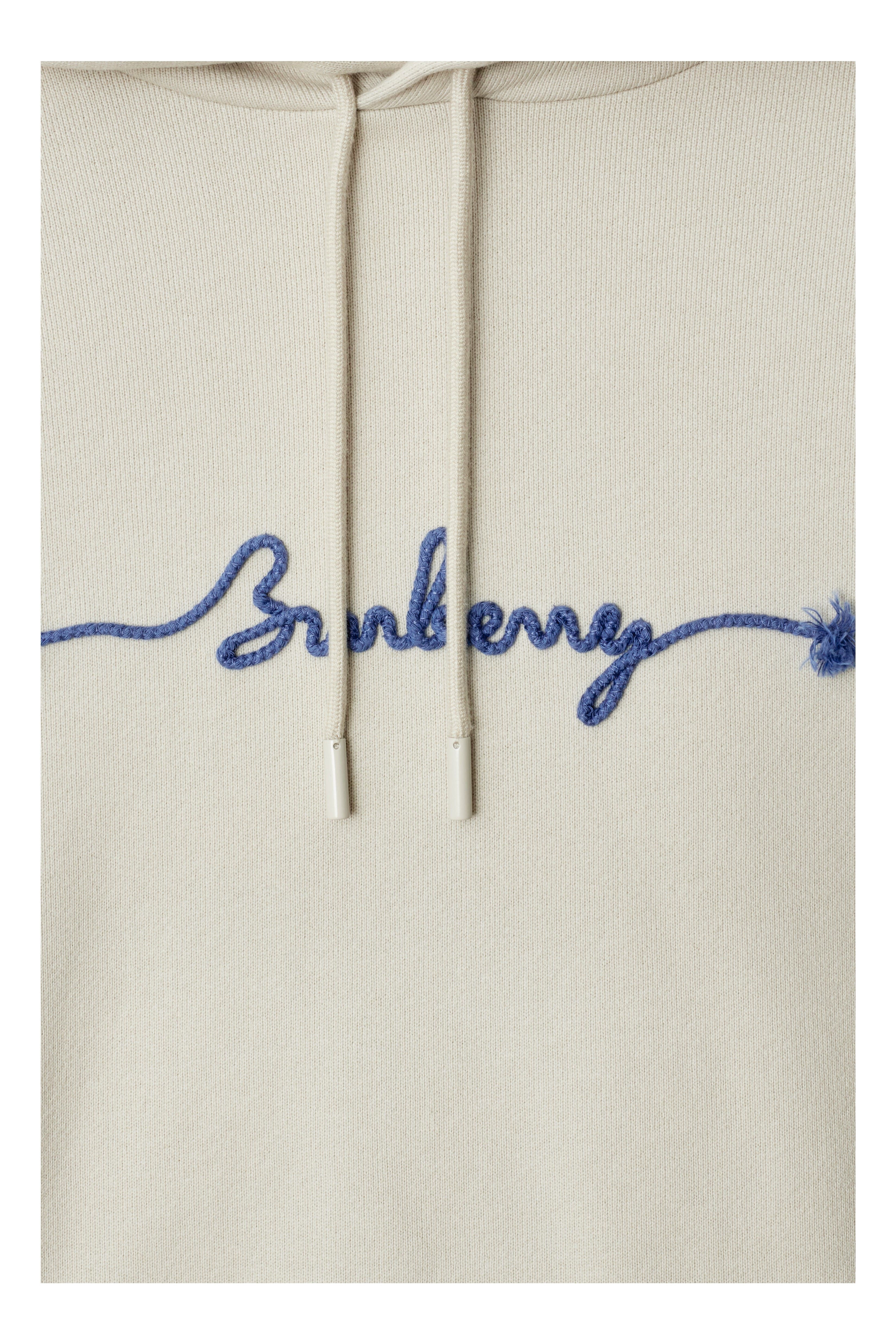 burberry Knot Logo Cotton Hoodie in Sail at Nordstrom - 5
