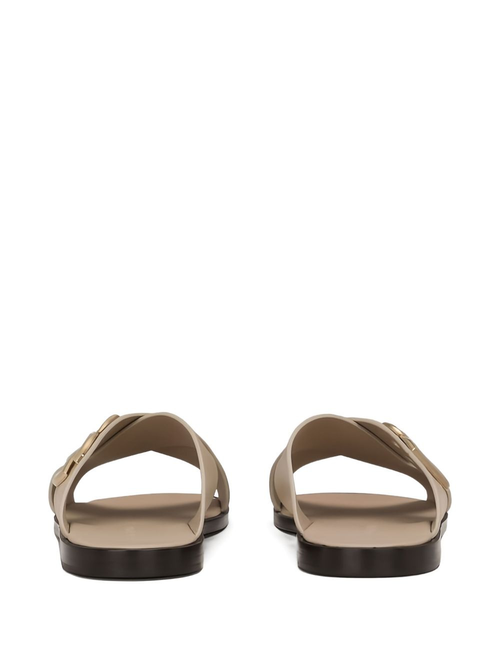 DG logo leather sandals - 3