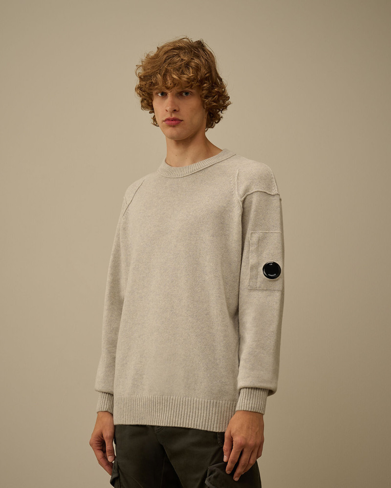 Lambswool GRS Crewneck Lens Sweater 3
