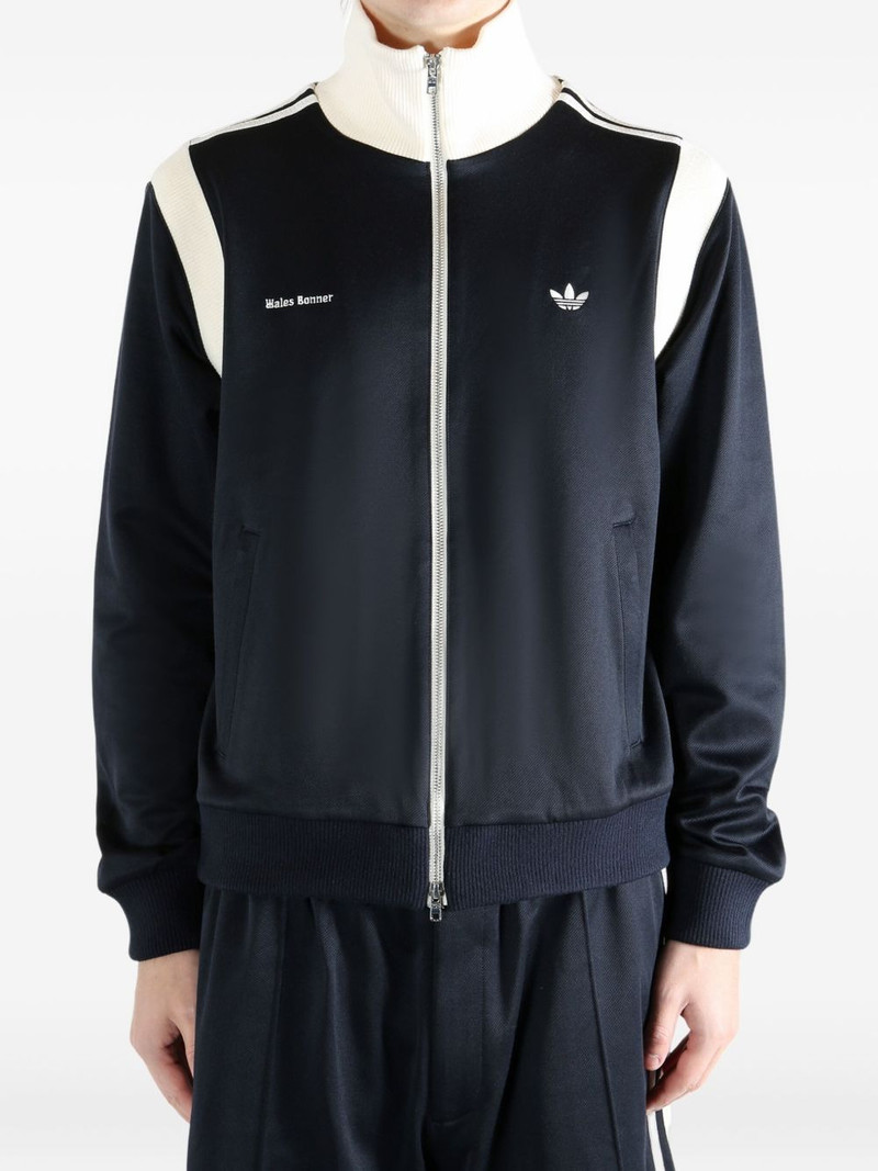 adidas zip-fastening sweatshirt outlook