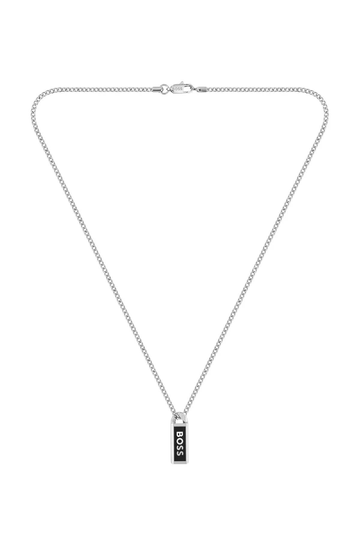 NECKLACE WITH LOGO PLATE - 1