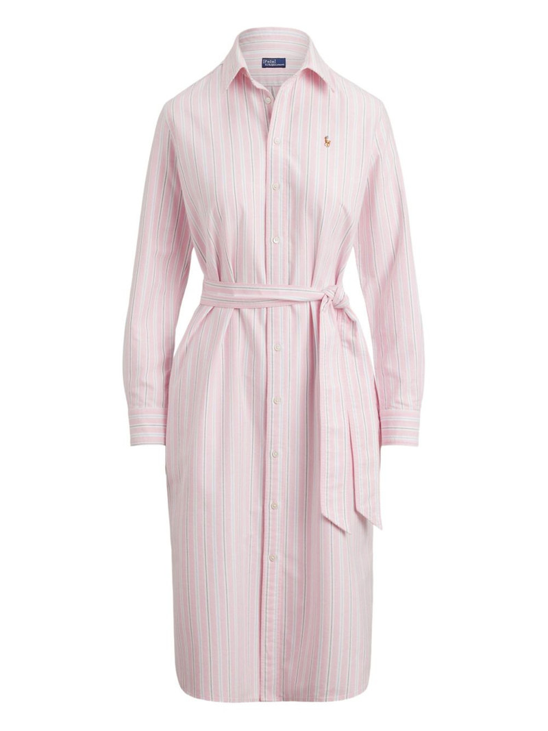 striped belted dress 1