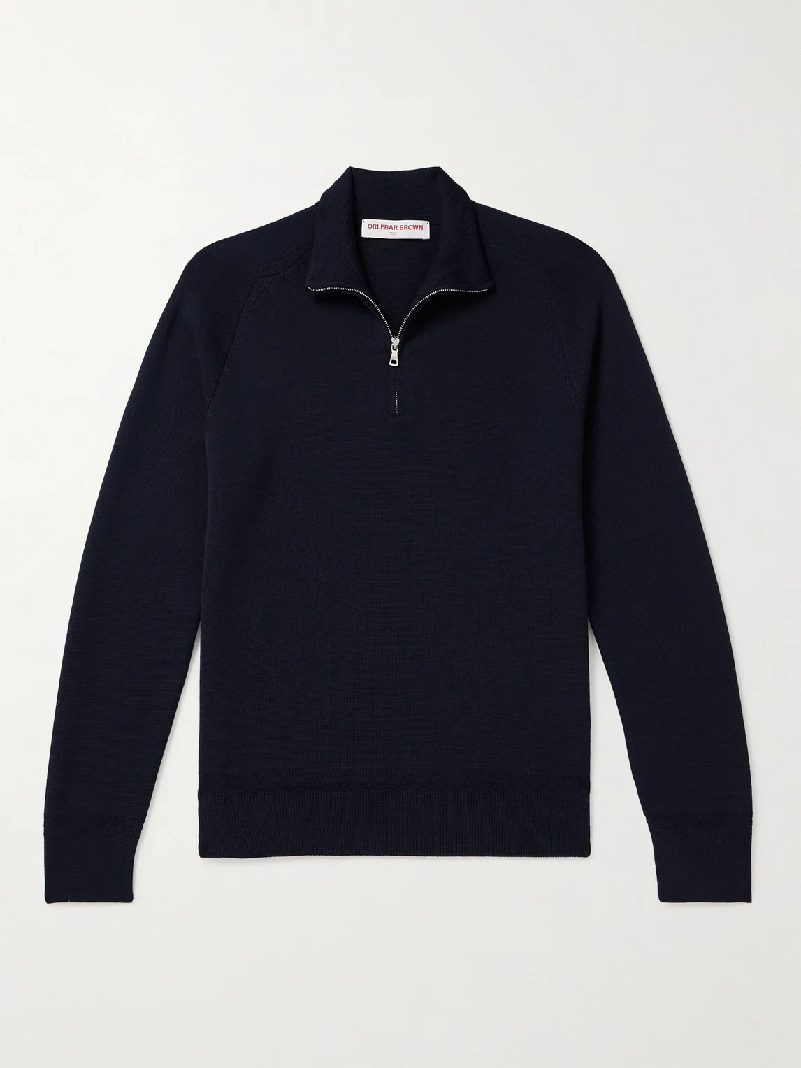 Lennard Merino Wool Half-Zip Sweater - 1