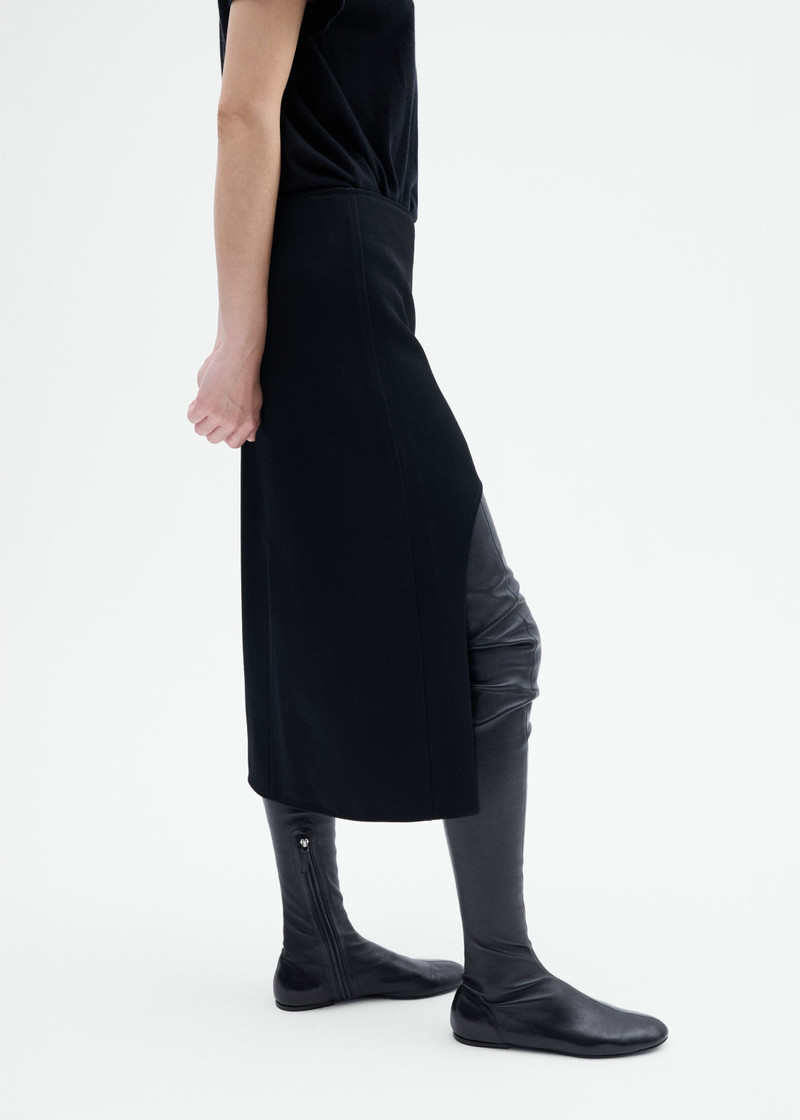 CO Keyhole Skirt in Virgin Wool outlook