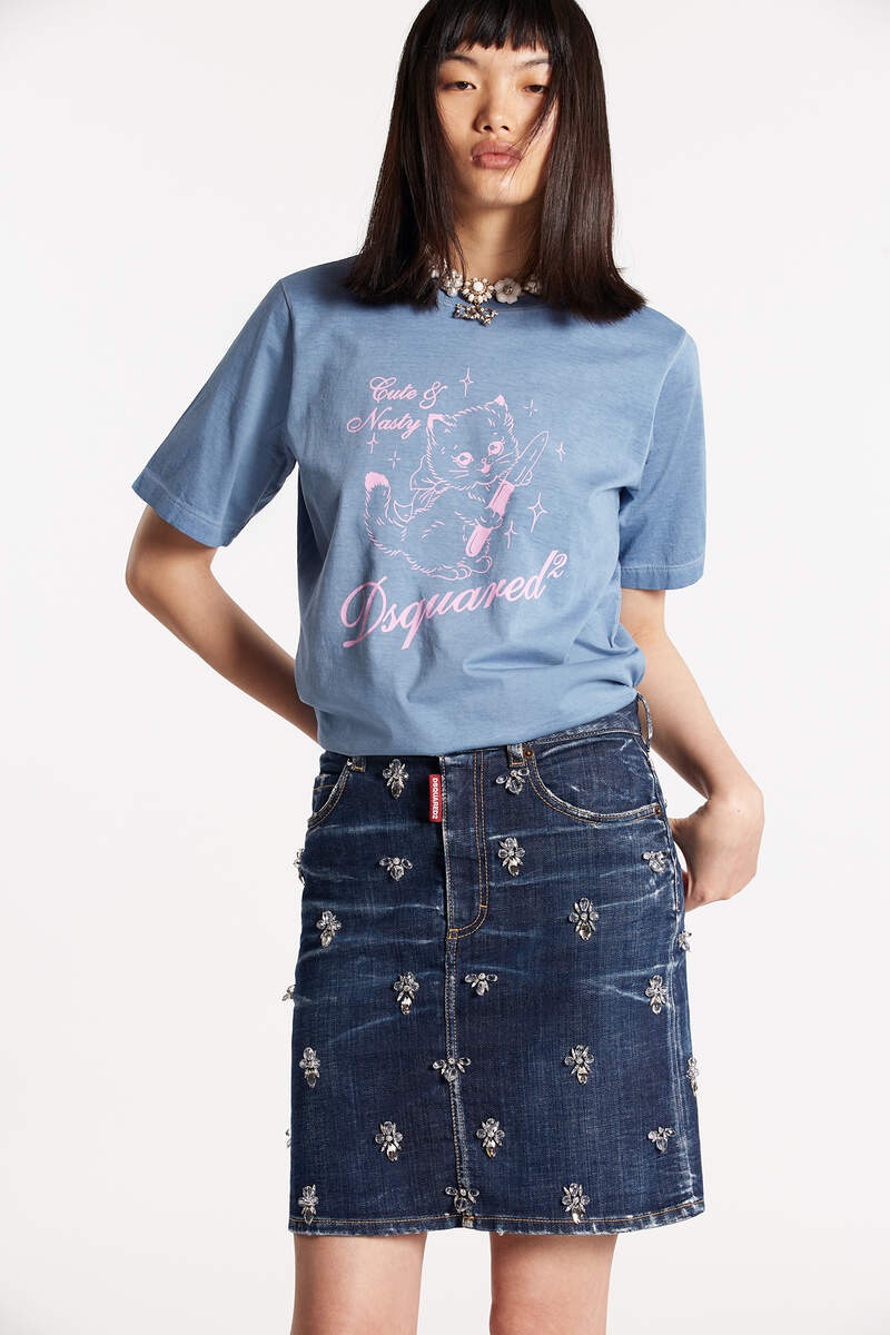 SUPER NEGATIVE DYED EASY T-SHIRT - 1