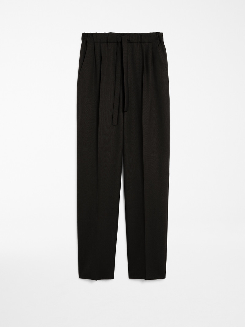 EDERE Cashmere foulé trousers - 1