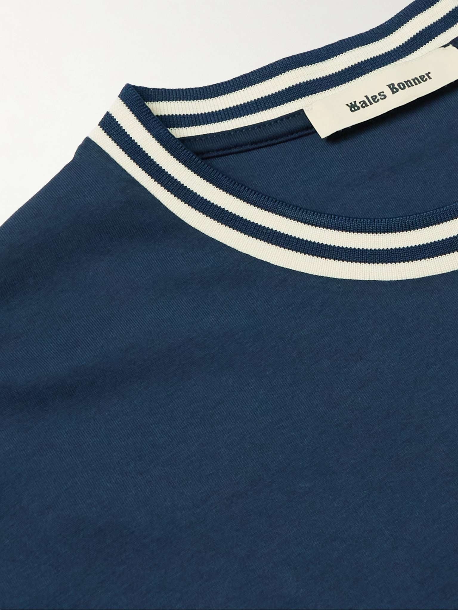 Logo-Embroidered Cotton-Jersey T-Shirt - 8