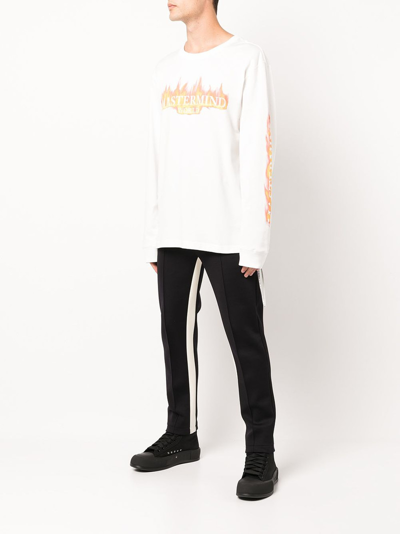 logo-print long-sleeve T-shirt 3