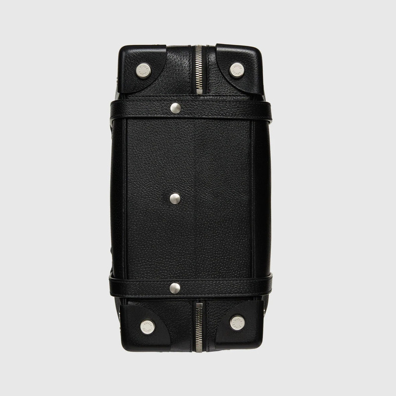 Leather mini suitcase 7