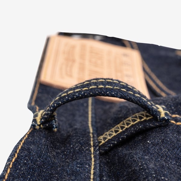 IH-888S-18 18oz Vintage Selvedge Denim Relaxed Taper Indigo - 8