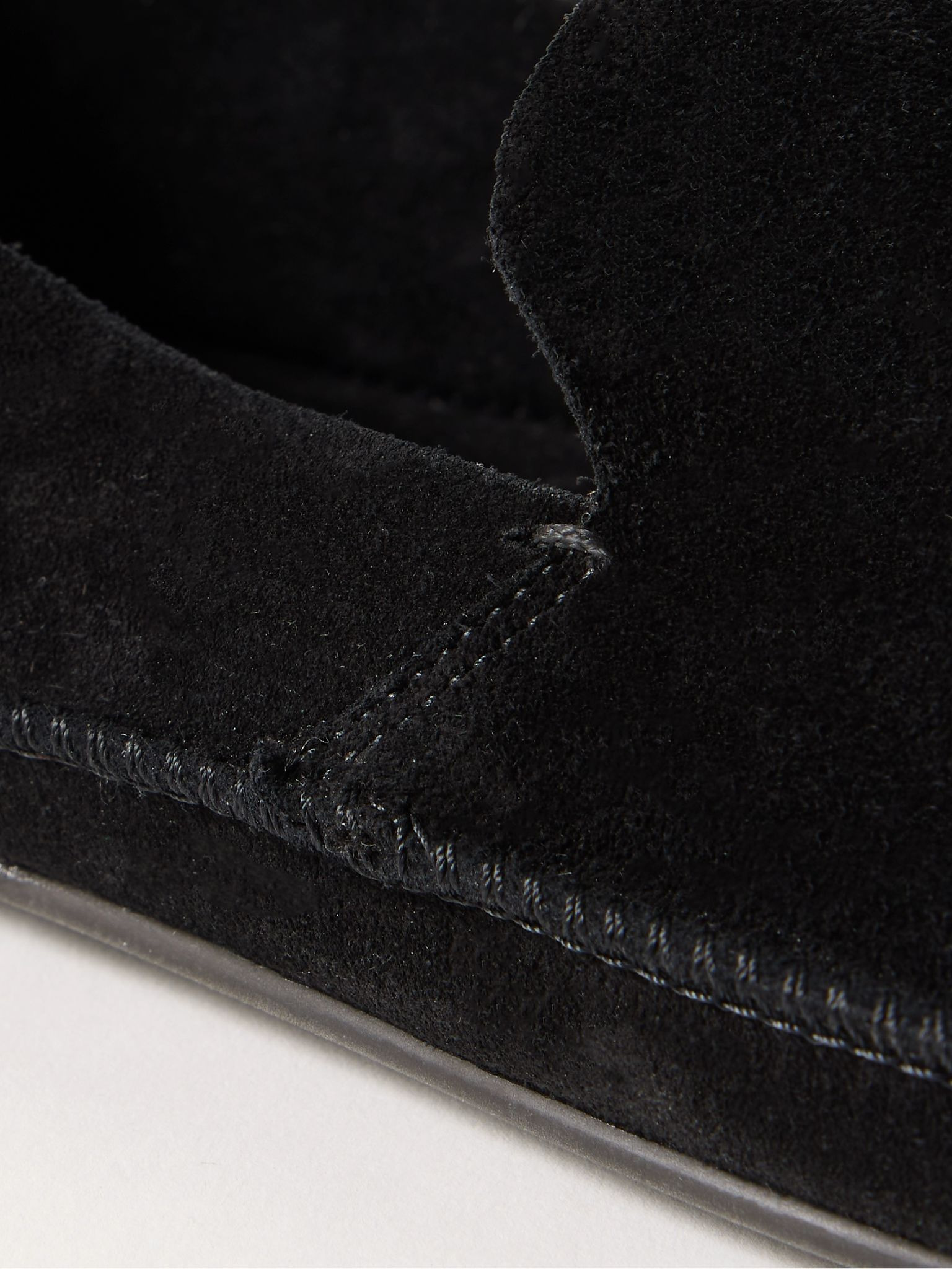 Tyler Suede Loafers Black - 5
