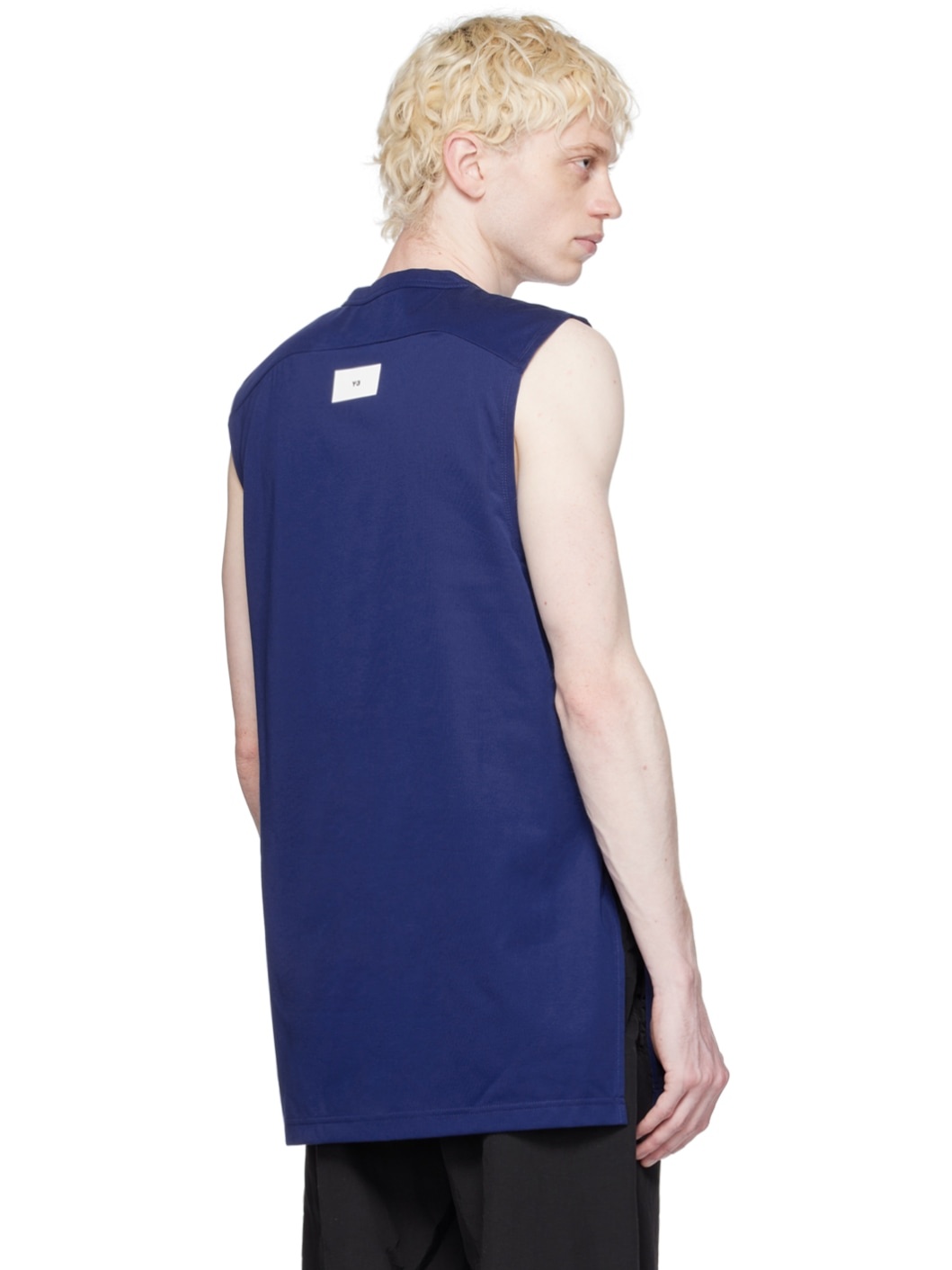 Blue Crewneck Tank Top - 3