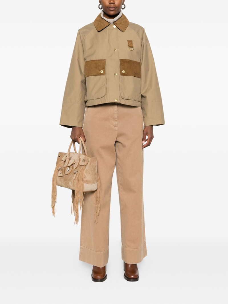 Barbour corduroy-collar pocket jacket outlook