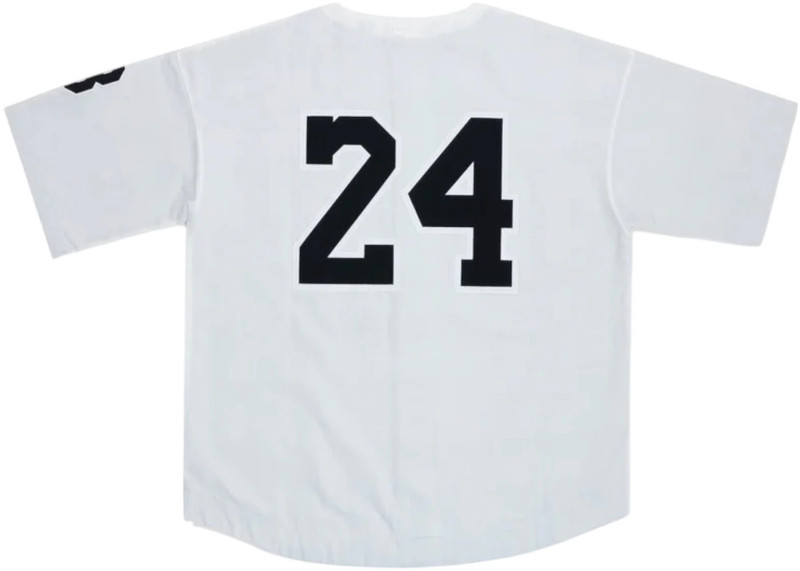 Nike Nike Kobe Bryant Baseball Jersey White outlook