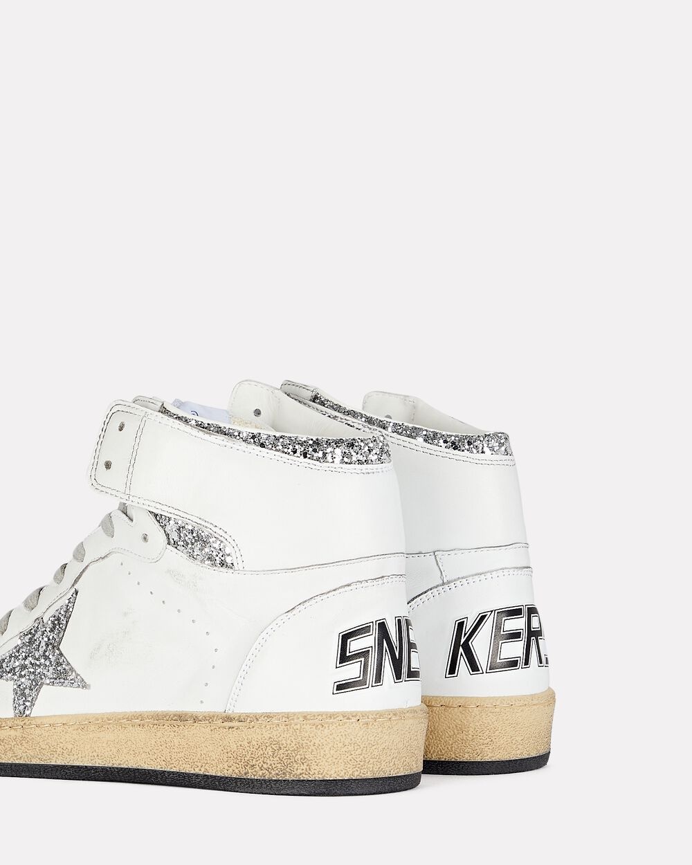 Sky Star Leather High-Top Sneakers - 3