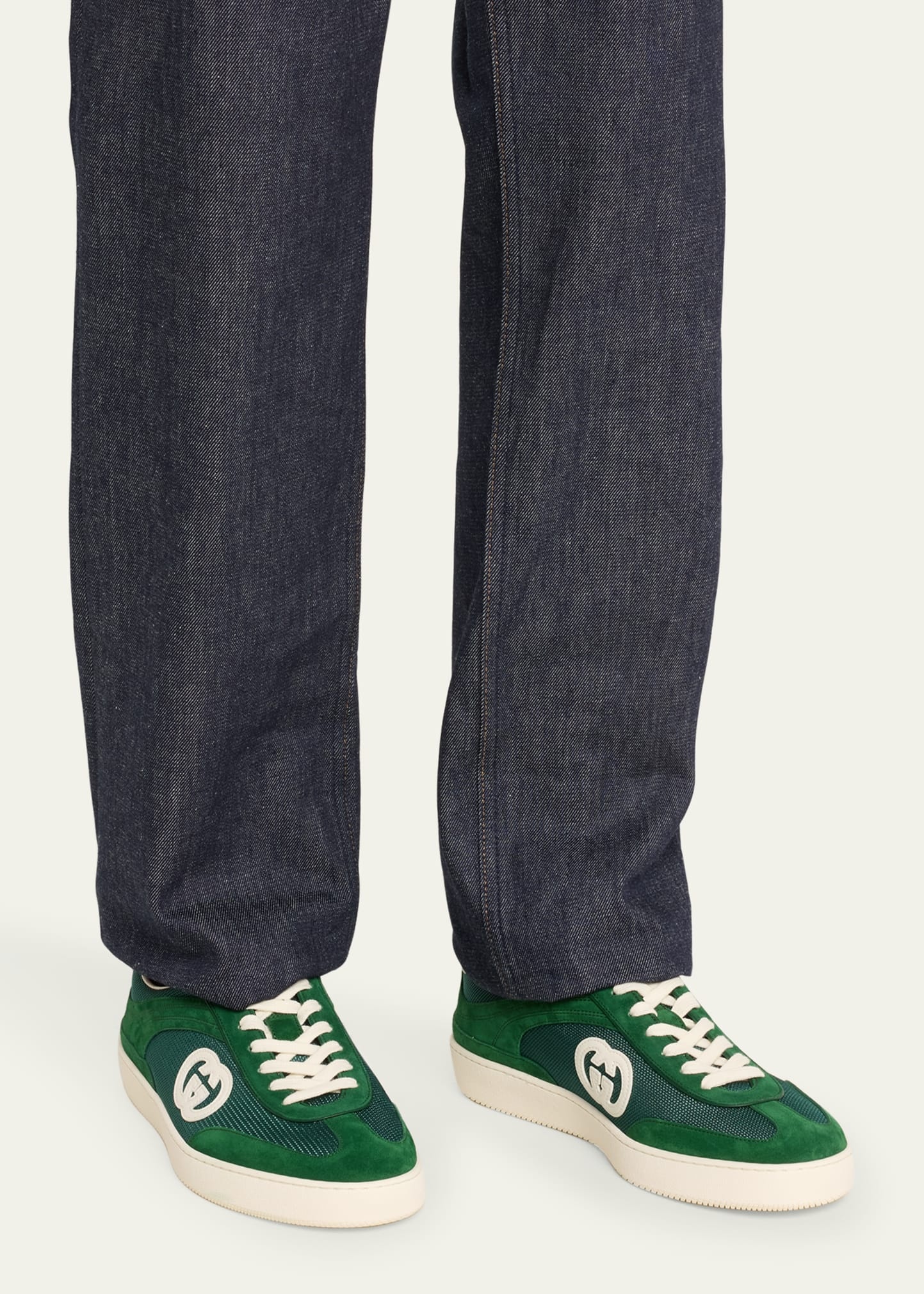 Men's G74 Canvas and Suede T-Toe Low-Top Sneakers - 2