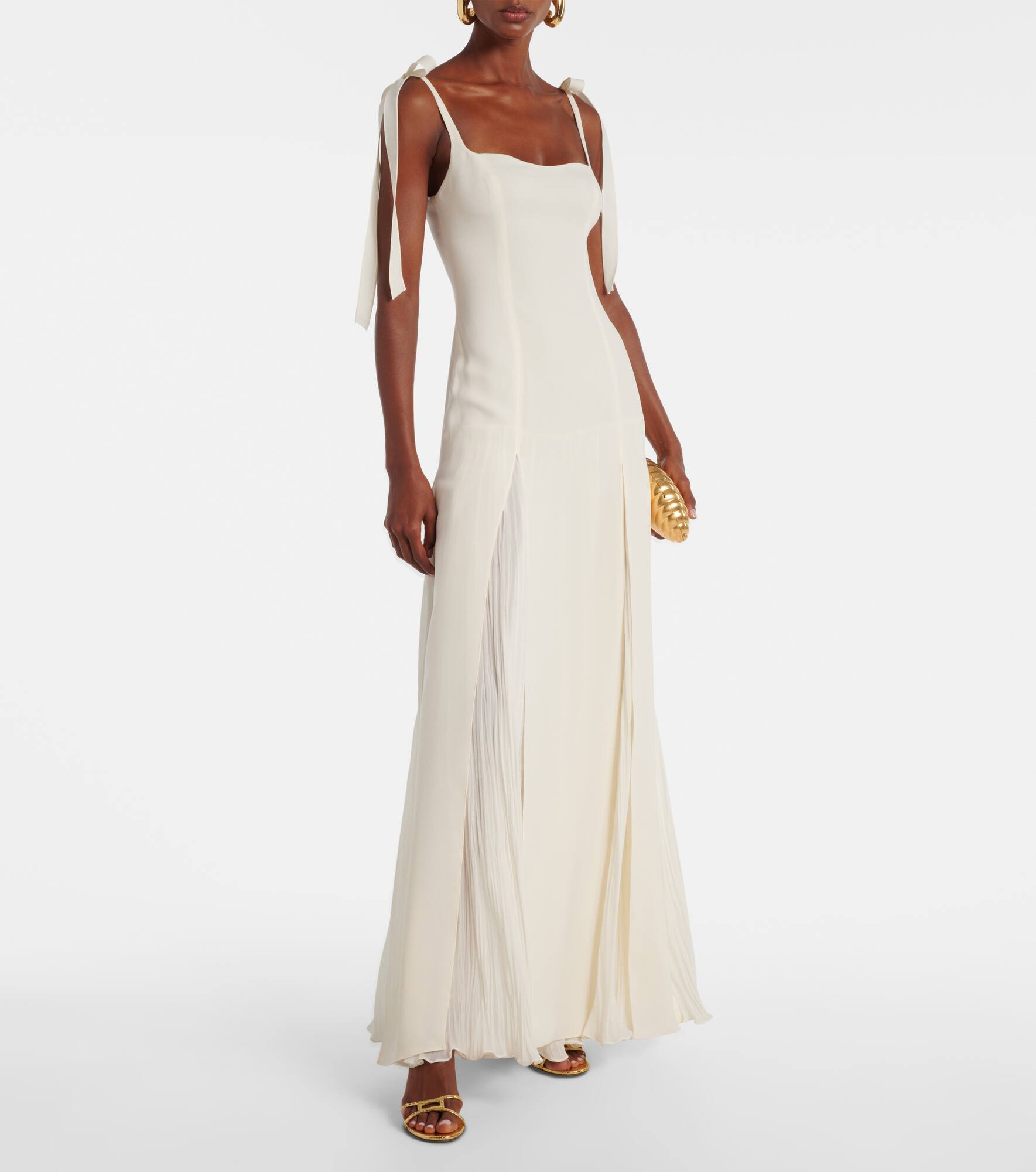 Bow-detail gown - 2