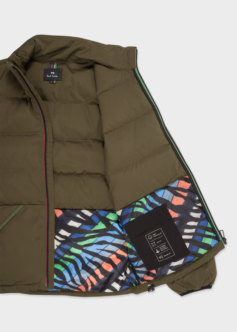 Paul Smith Khaki Padded Down Coat outlook