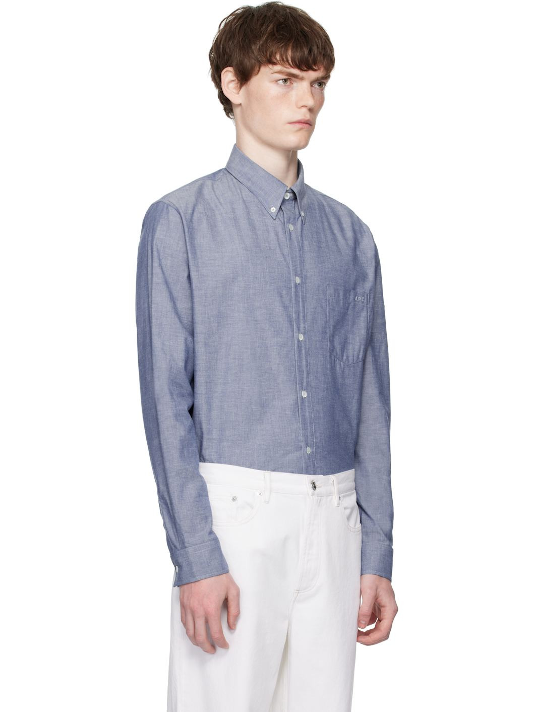 Blue Edouard Brodé Shirt - 2