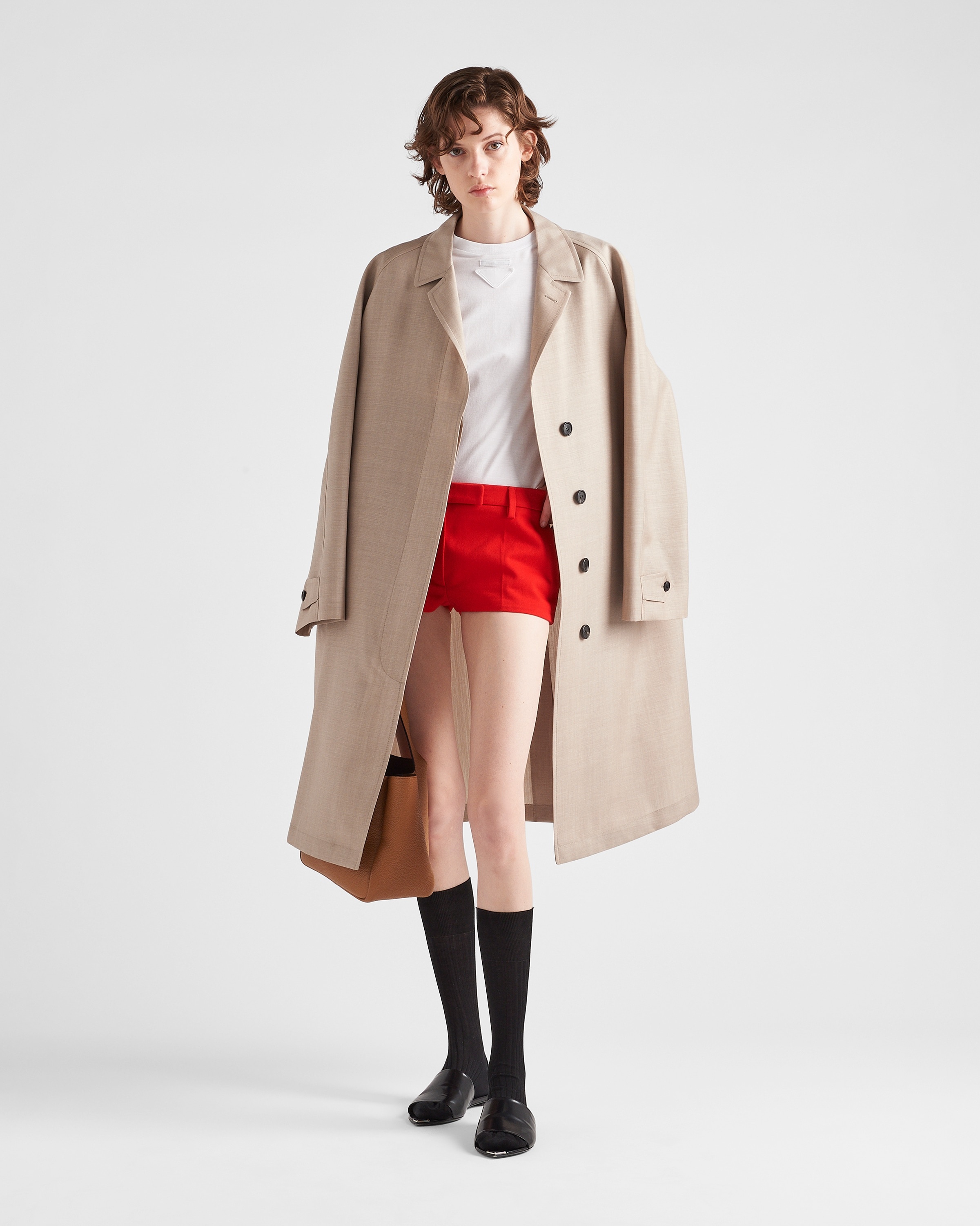 Single-breasted light mohair coat - 2