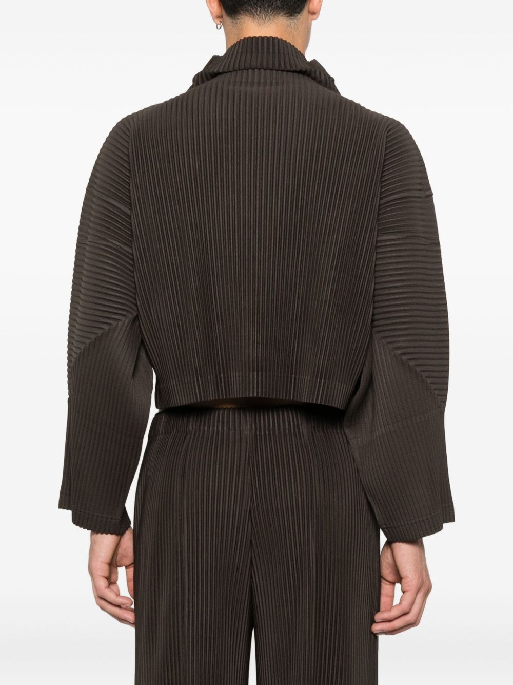 Mc June pleated high-neck T-shirt - 4