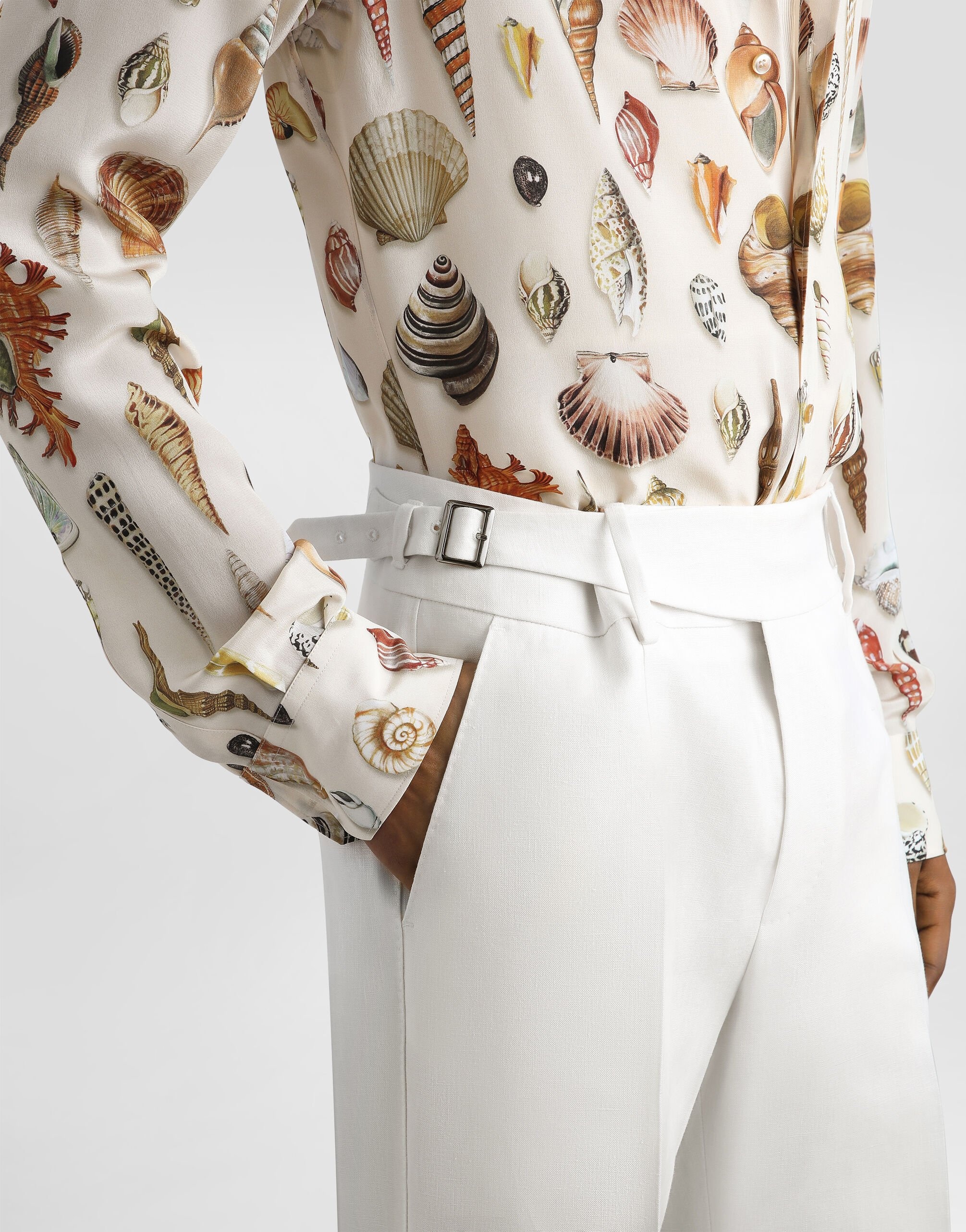 Classic linen trousers - 4