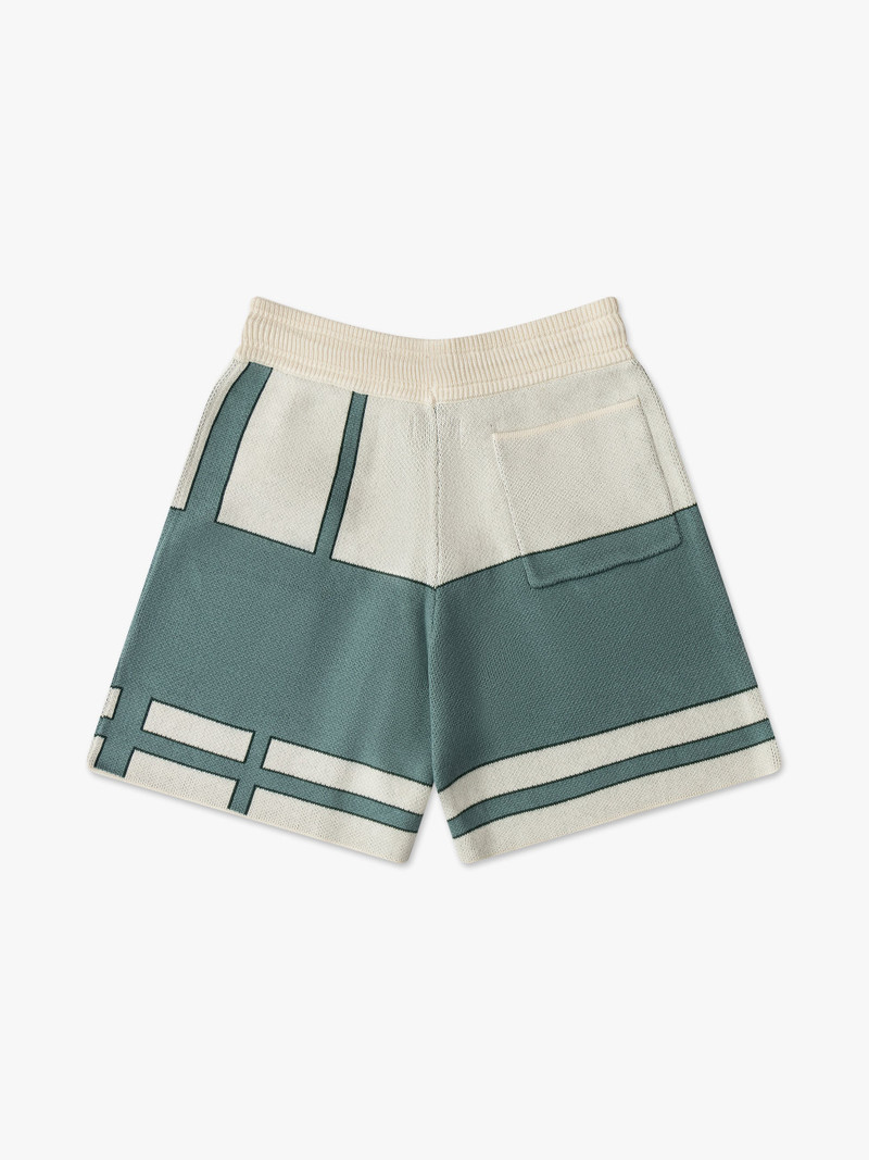 Rhude PALM KNIT SHORTS outlook
