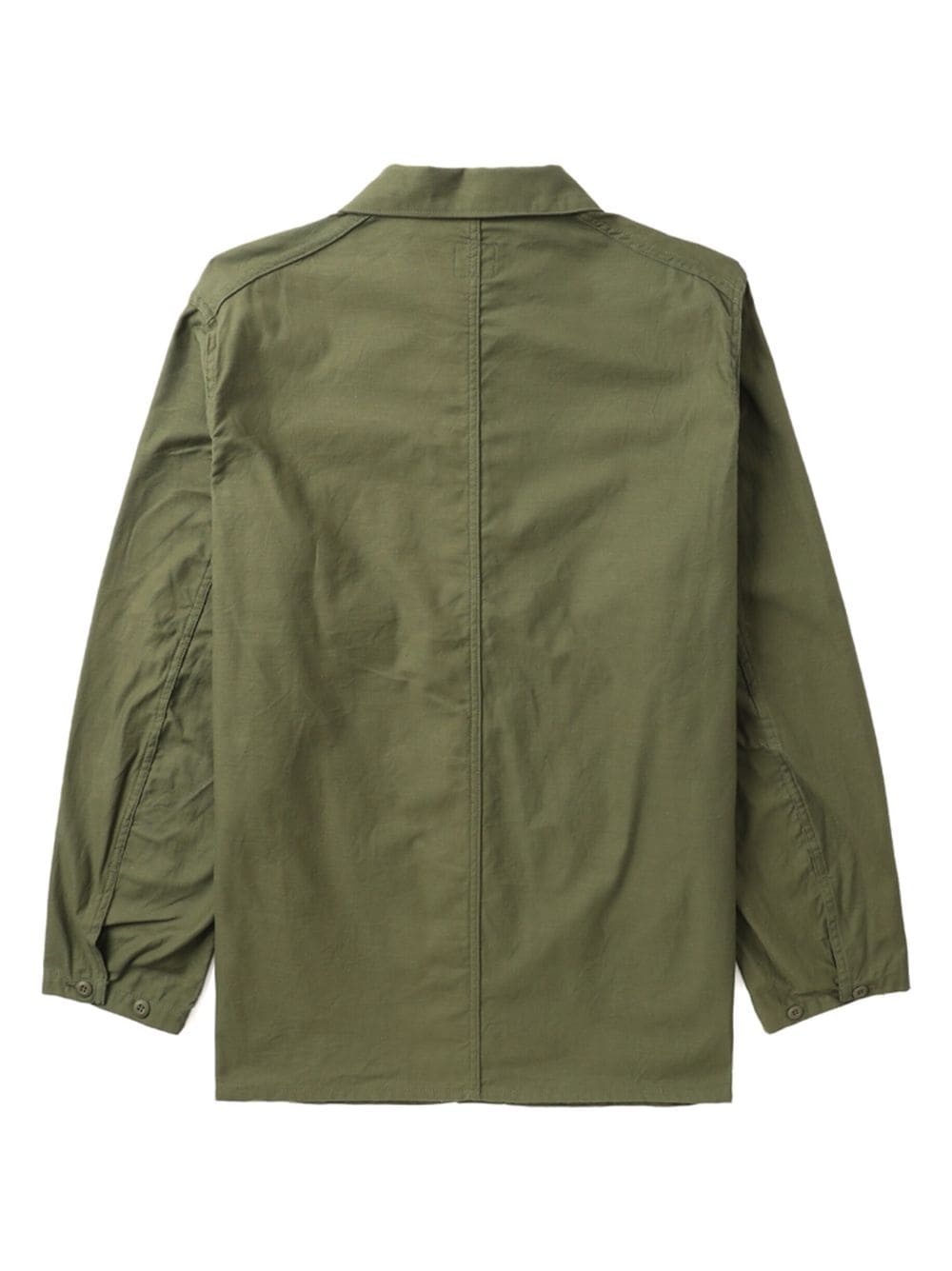 embroidered cotton shirt jacket - 6