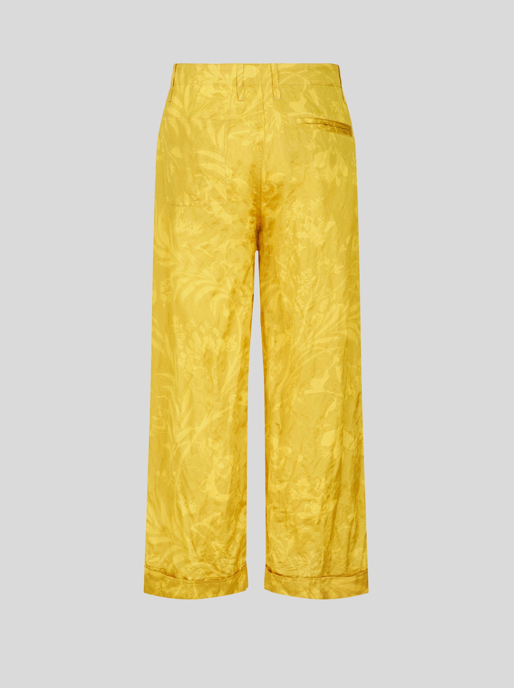 LEAFY PRINT TROUSERS - 5
