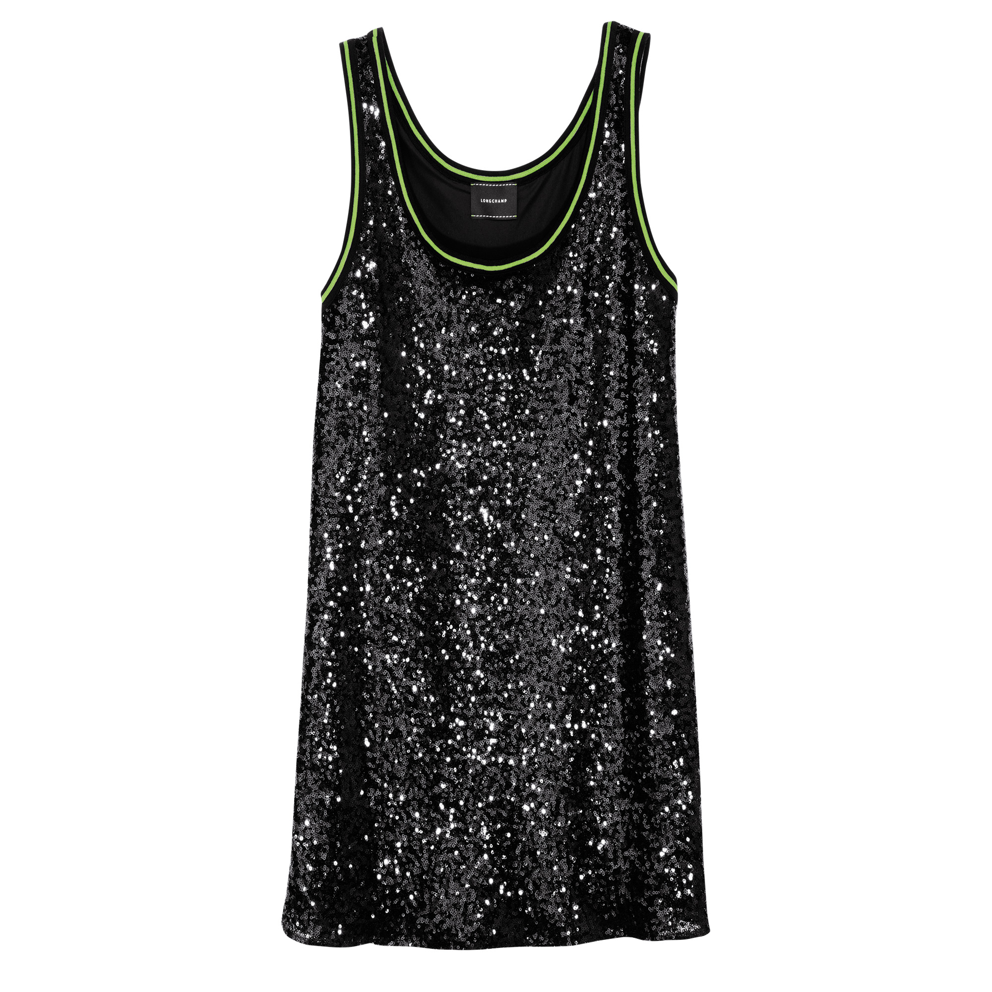 Short dress Black - Sequin - 1