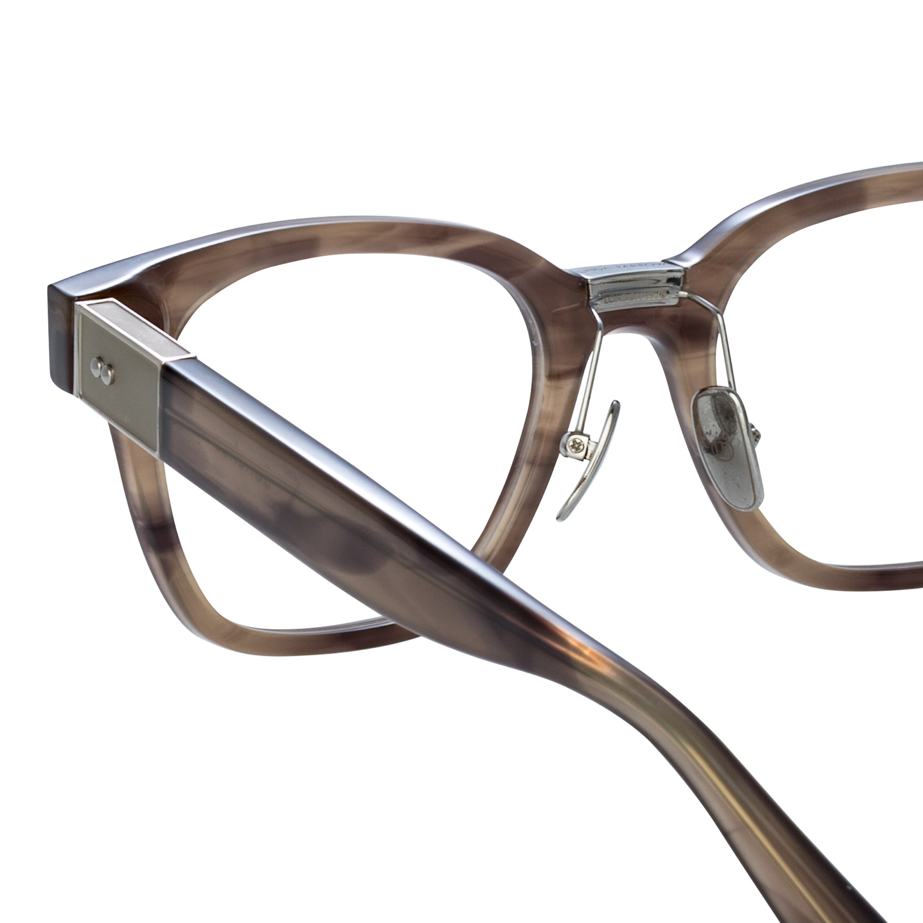 SANCHEZ OPTICAL D-FRAME IN GREY HORN (ASIAN FIT) - 5