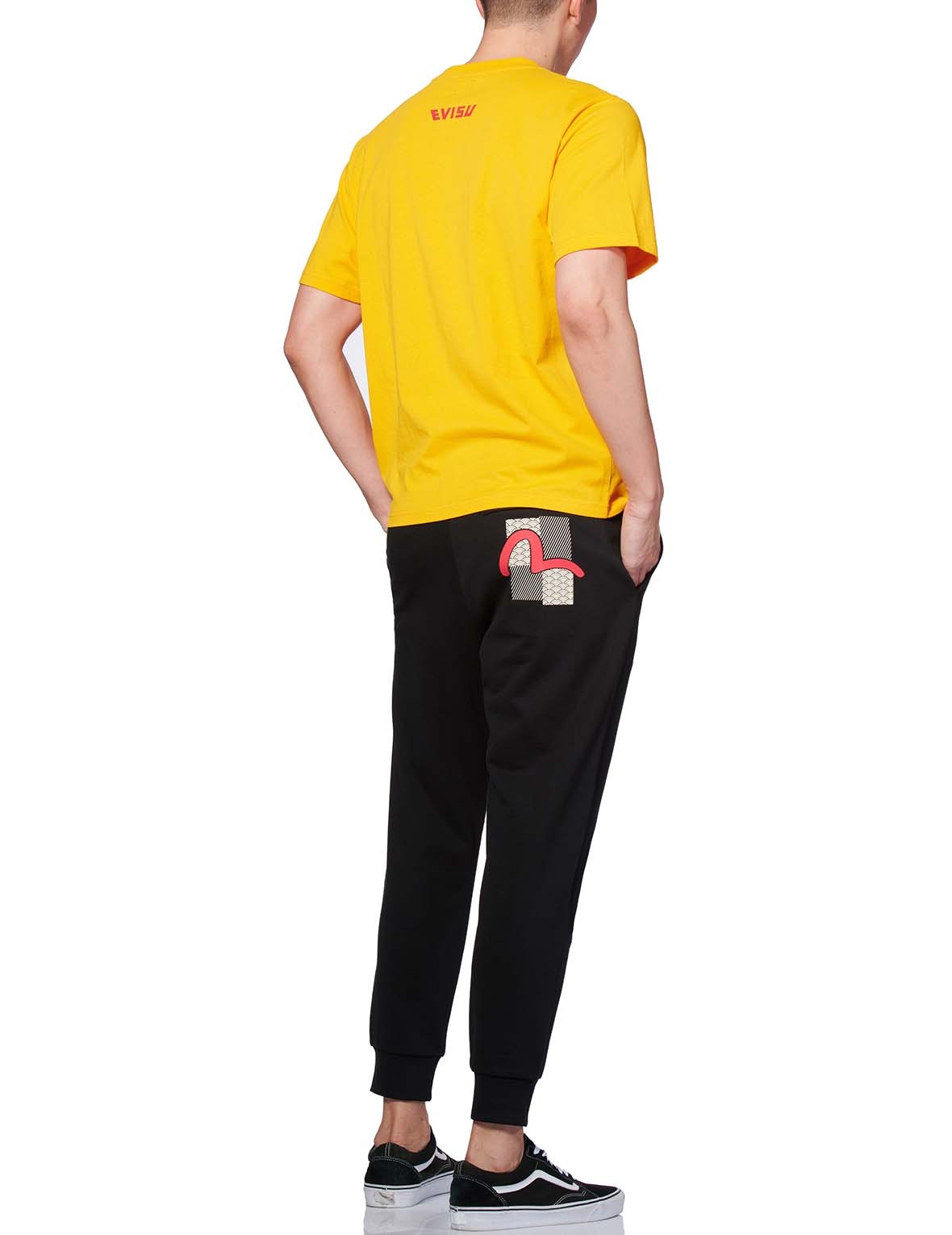 SEAGULL AND PATTERN COLLAGE PRINTED SWEATPANTS - 5