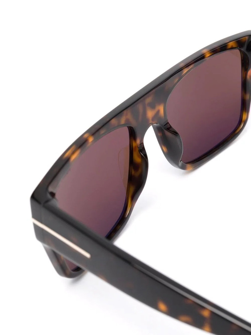tortoiseshell oversized-frame sunglasses 3