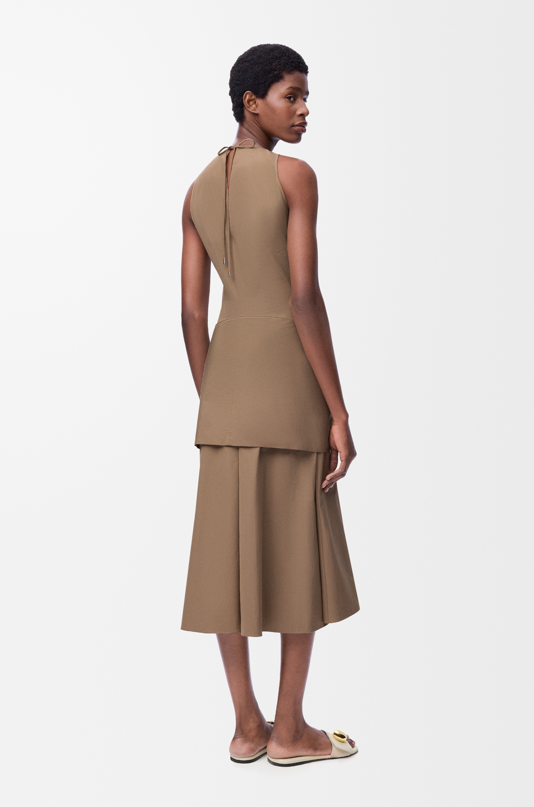Wrap dress in cotton - 4