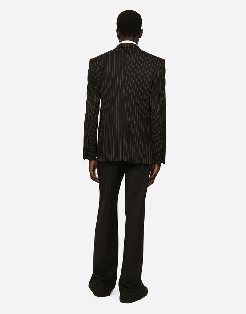 Pinstripe stretch wool Sicilia-fit jacket 5