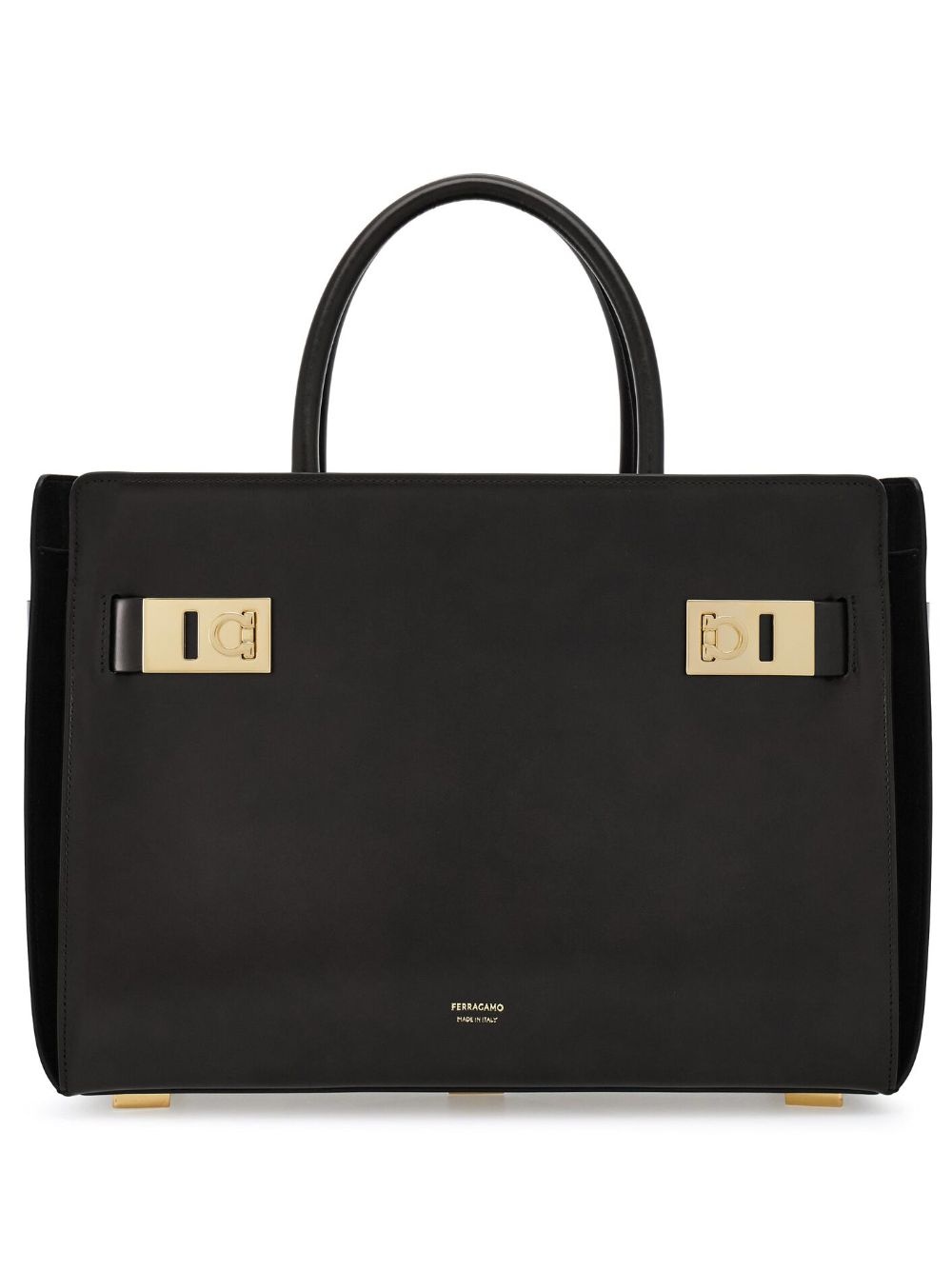large Gancini leather tote - 1
