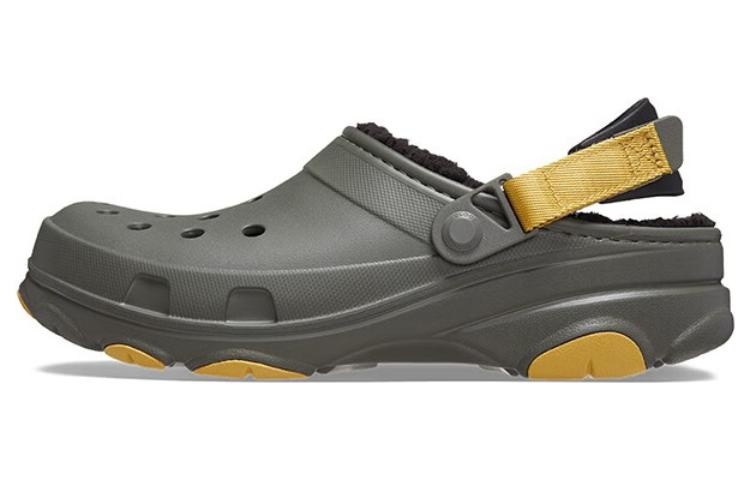 Crocs All-Terrian Lined Clogs 'Dusty Olive' 207936-3J5 - 2