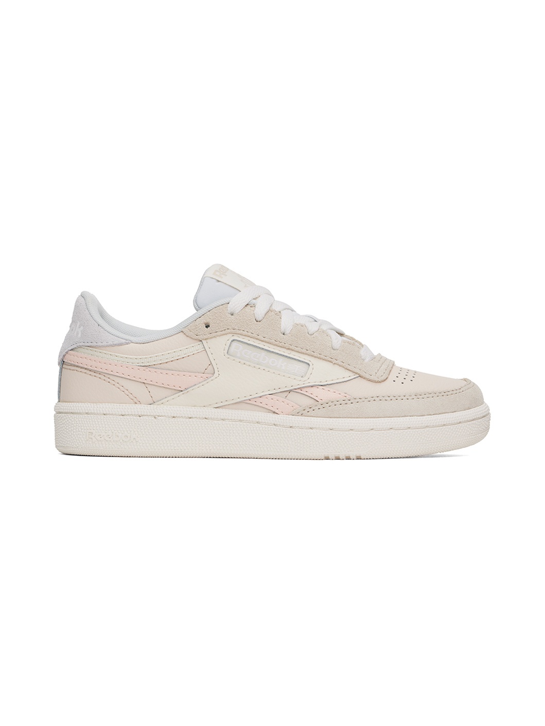 Off-White & Pink Club C Revenge Sneakers - 1