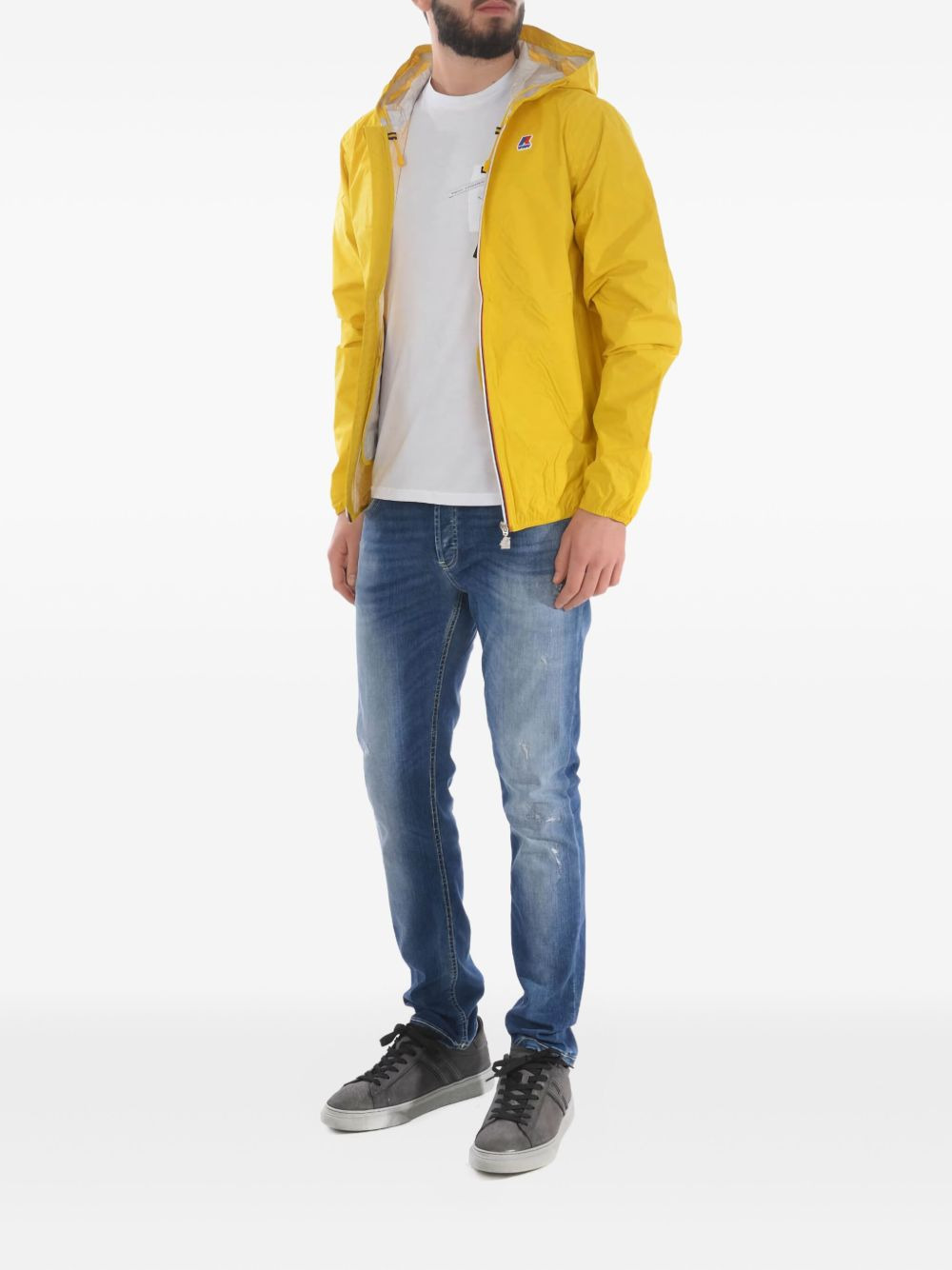 hooded zip-front jacket - 2