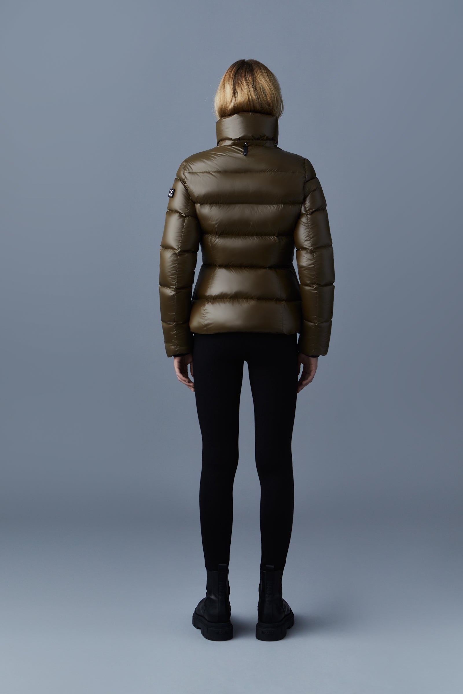 MADALYN lustrous light down jacket with hood for ladies - 7
