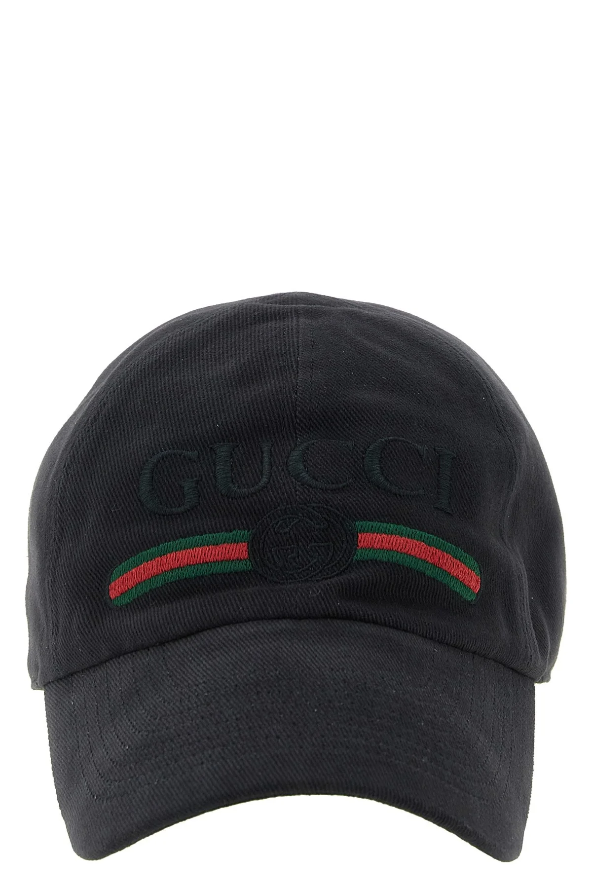 'Gucci Web - Incrocio Gg' Cap - 1