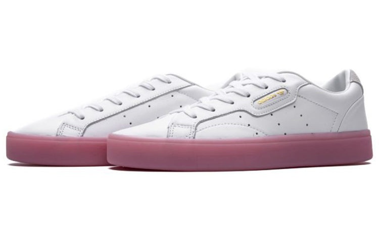 (WMNS) adidas originals Sleek Skate shoes 'Pink Blue' EF1430 - 3