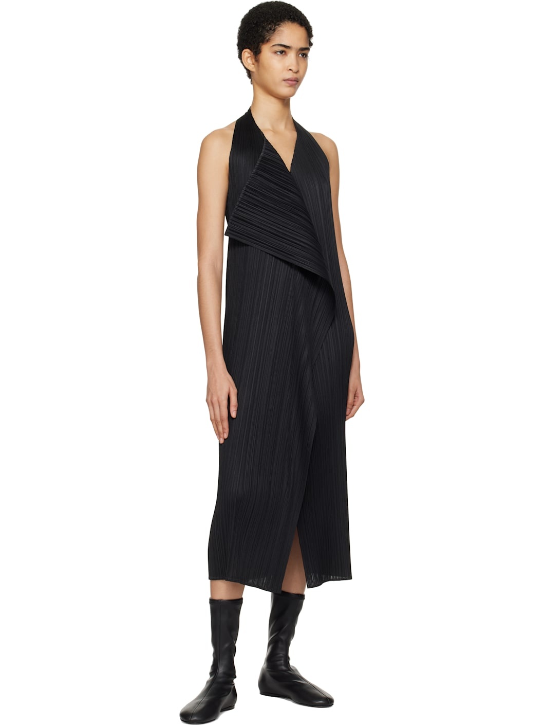 Black Monthly Colors November Maxi Dress - 4