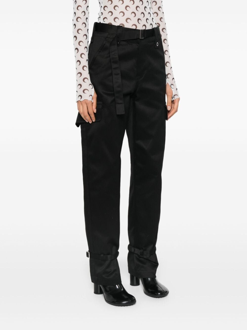 Sacai Women Cotton Chino Pants - 2